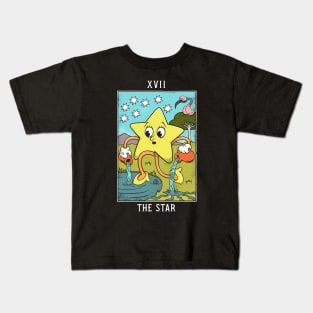 The Star - Mystical Medleys - Vintage Cartoon Tarot Kids T-Shirt